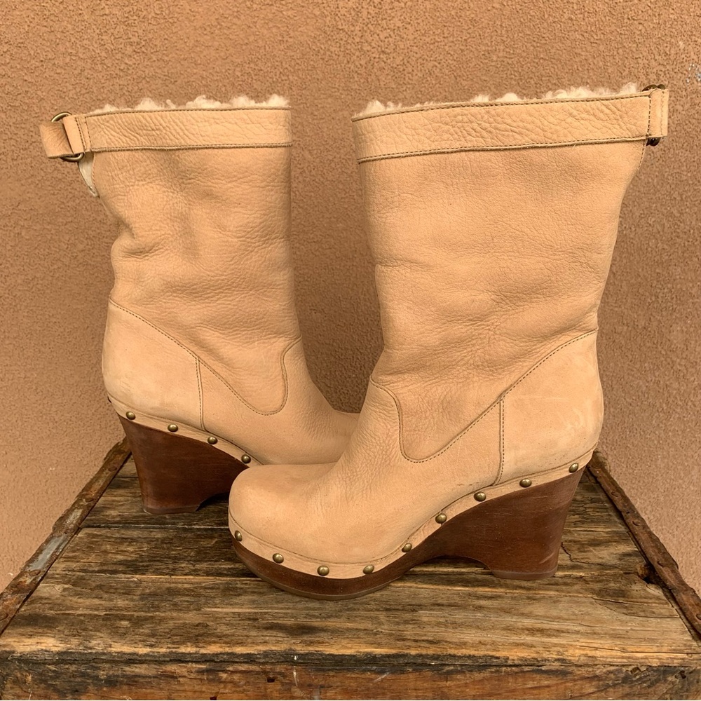 Ugg Shearling Carnegie Wedge Boot - image 8